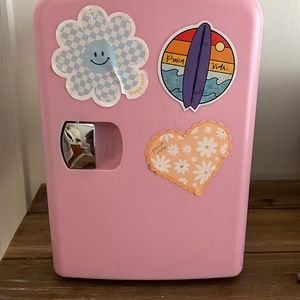 Skin care mini fridge